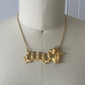 Anthropologie Mama Bird and Birdies Necklace
